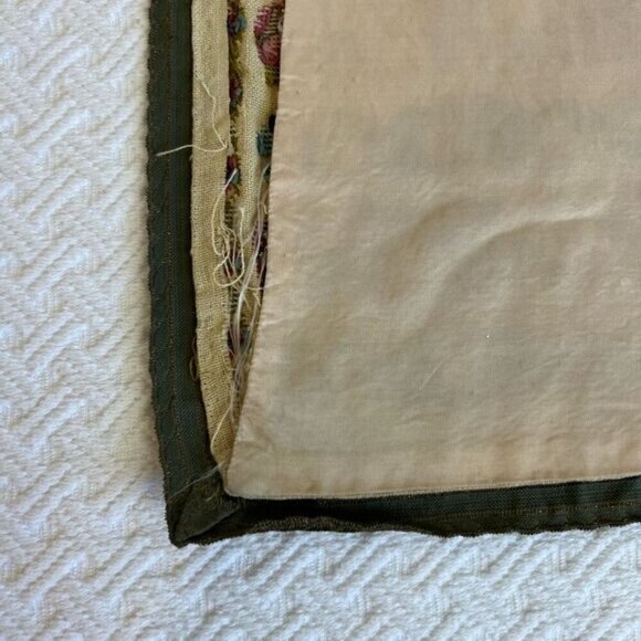 Vintage Antique 50s 60s Handmade Floral Pillow Case Embroidered Hand Stitched - Picture 5 of 7